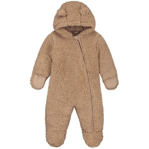Prénatal newborn berenpak teddy - Meisjes en Jongens - Soft Taupe Brown - Maat 68