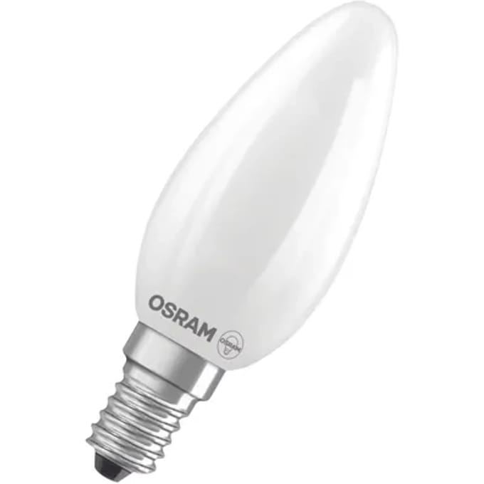 Osram Ledlamp Kaars Retrofit Classic B - D3,5cm - Warm Wit - E14 - 1,8w - 2 Stuks