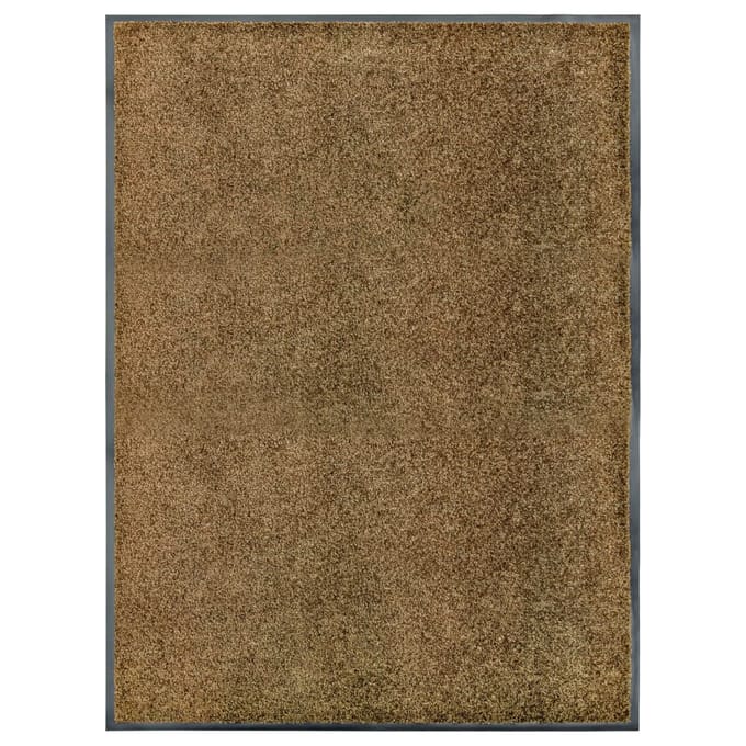 vidaXL - Deurmat - wasbaar - 90x120 - cm - bruin
