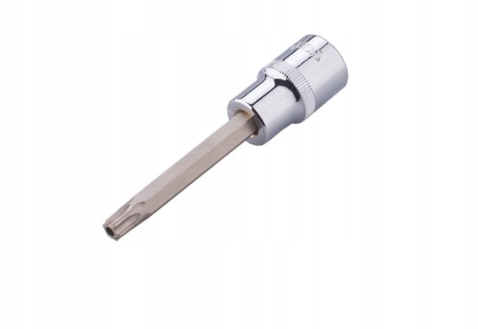 Verkatto Torx Dop Dop Bit T50 1/2" Lang met Gat