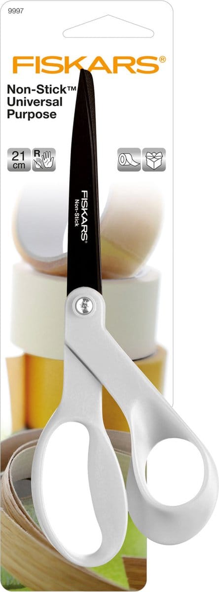 Fiskars Non stick schaar - Hobbyschaar - rechtshandig - 21 cm