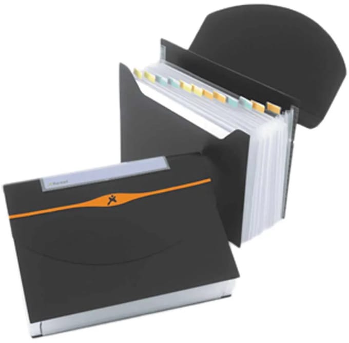 Rexel Optima 13 A4 Accordeonmap Met Scheidingsvellen Transparant Kinderen