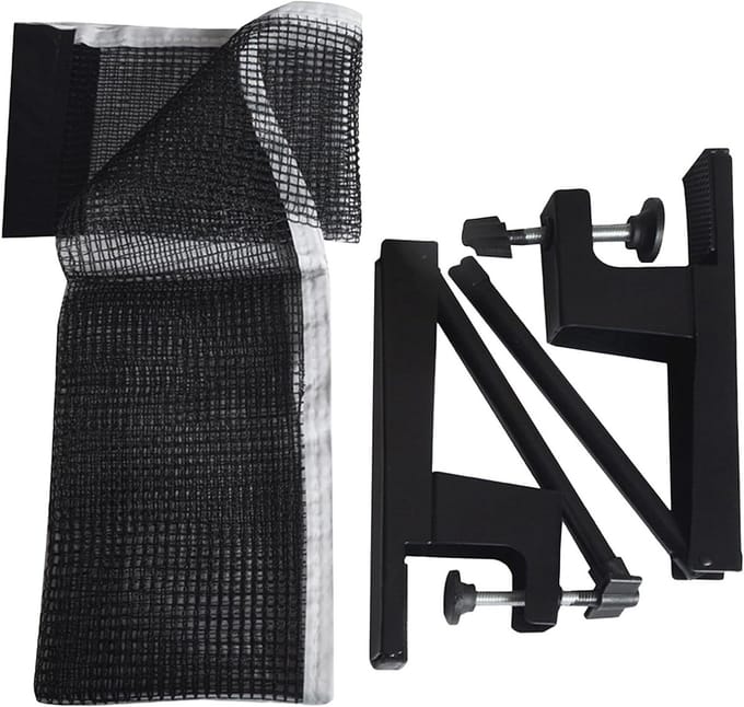 Tafeltennisnet - Pong Net - Sport Training - Draagbaar en Verstelbaar - 1.5 Meter - Zwart