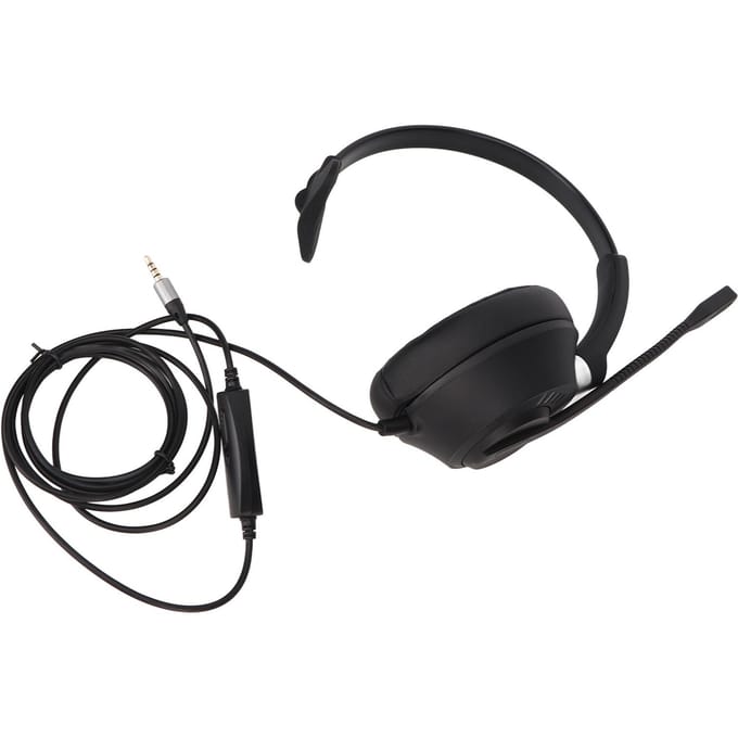 3,5 mm Zakelijke Headset ENC Ruisonderdrukking Volumeaanpassing Mono Telefoonheadset met Microfoon