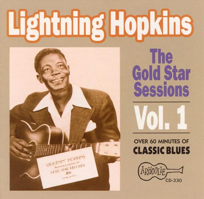 Lightnin' Hopkins - Gold Star Sessions Volume 1 (CD)