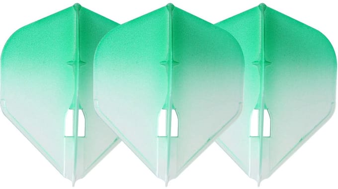 L-Style Champagne L1 Standard 2-Tone CWH×Green - Dart Flights