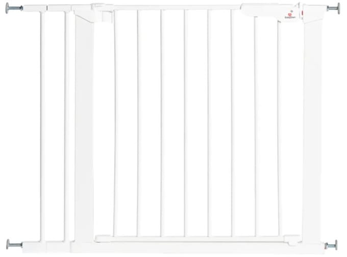 BabyDan Premier Traphekje Zonder Boren - 73,5 - 93,3 cm - Klembevestiging - Wit