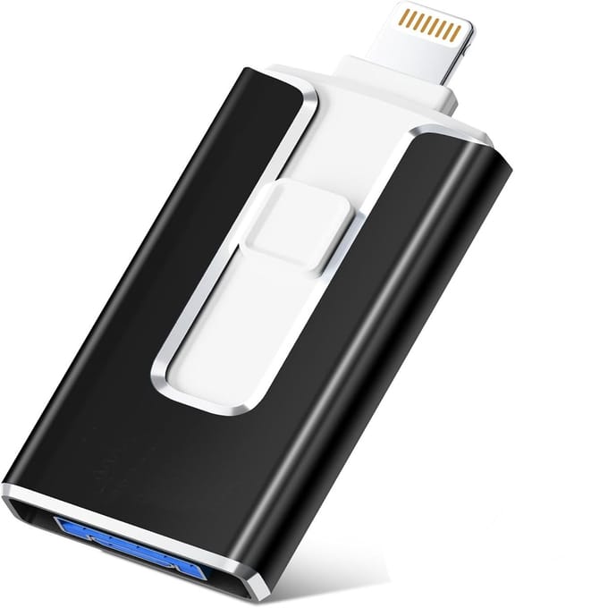 Ynkkvre -USB Stick voor PC, telefoon - USB 3.0 4in1 - USB C - 128GB - Mini USB - Flash Drive - Telefoon Geheugenuitbreiding -zwart
