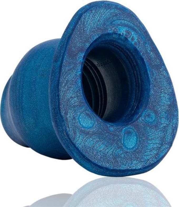 Oxballs - Pighole 4 - Holle Buttplug - Blauw - Maat XL