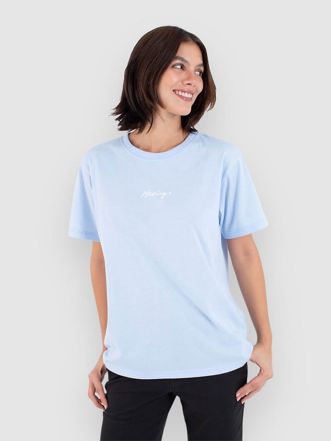 Hurley Script Regular T-Shirt blauw