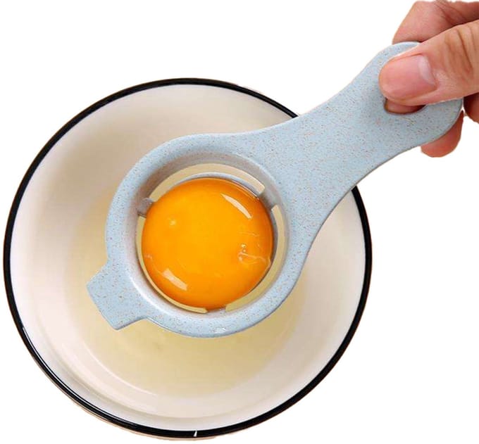 Eierscheider - Eigeel scheider - Eiwit scheider - Egg separator - Blauw - Kunststof - Ei scheiden - Bakken - Koken - Keukentool - Keukengadget - CHPN
