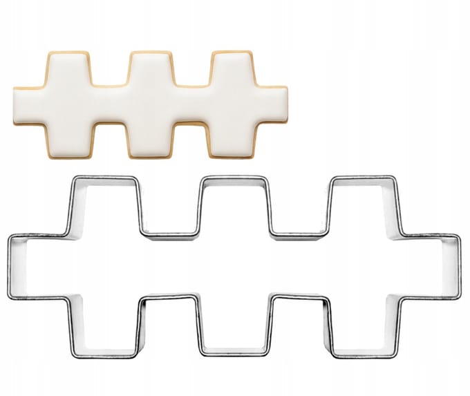 Koekjesvorm hek - 9cm - voor koekjes, peperkoek en marsepein