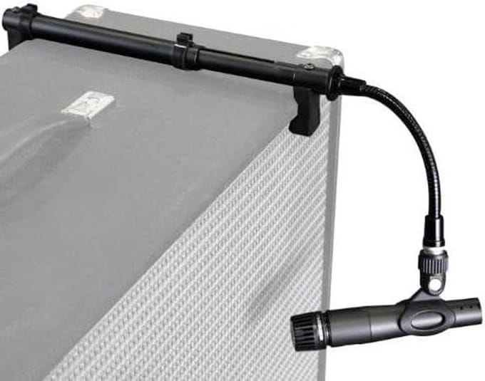 Microfoon Klem - Microfoonhouder Klem - Versterker Bevestigen - Robuuste Roestvrij Staal - Eén Maat - Zwart