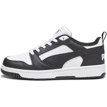 PUMA Puma Rebound V6 Lo Jr Unisex Sneakers - PUMA White-PUMA Black