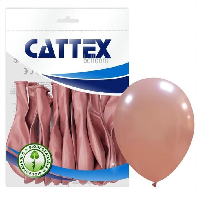 Rose Gold 12" Ballonnen 20 stuks (bulk )