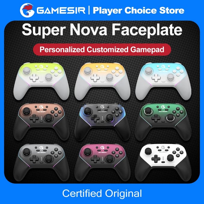 GameSir Gamepad Magnetische Frontplaat voor Super Nova Controle Personaliseerbare Front Case Top Cover Multicolor Shell Gaming Accessoires Mystic
