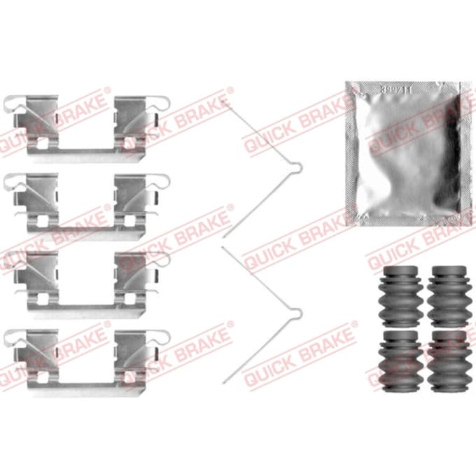 Toebehorenset, schijfremblok QUICK BRAKE 109-0113