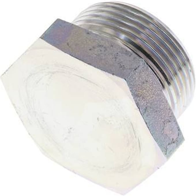 Plug G1 1/4'' Staal met buitenzeskant 60° conus 150 bar (2107.5psi) Hydrauliek