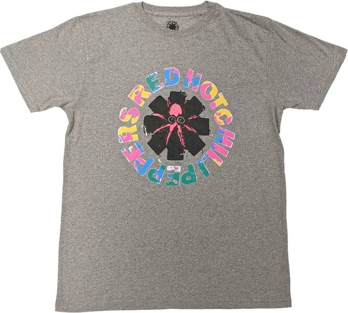 Red Hot Chili Peppers - Octopus Heren T-shirt - S - Grijs