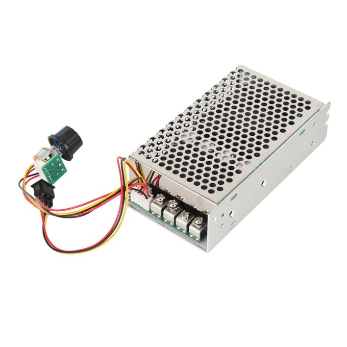 10?50V 100A 3000W DC Motor Snelheidsregelaar PWM Regel Schakelaar Gouverneur wit