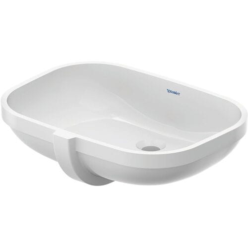 Duravit D-Code - Onderbouw wastafel 56x40 cm, zonder kraangat, alpine wit 0338560000