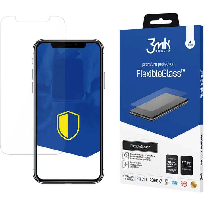 Hybride glas 3MK Apple iPhone X - FlexibleGlass™