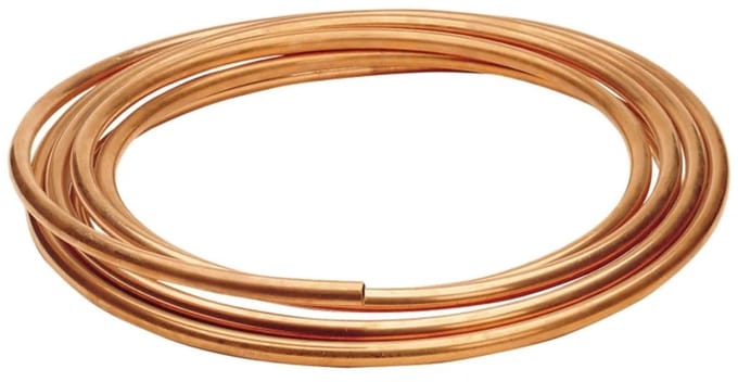 VETUS 10 meter koperen Leiding Ø15xØ18mm | COPPER18