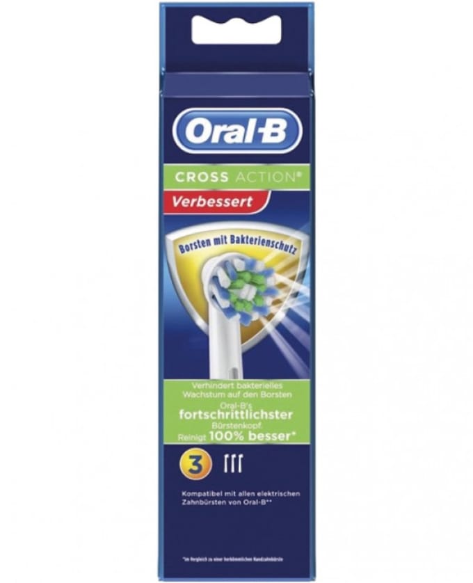 Braun oral-b opzetborstels cross action 3 st cleanmaximizer