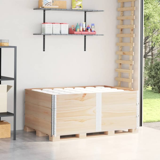 vidaXL Palletopzetranden 3 st 150x100 cm massief grenenhout
