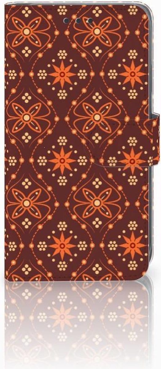 Apple iPhone Xr Telefoon Hoesje Batik Brown