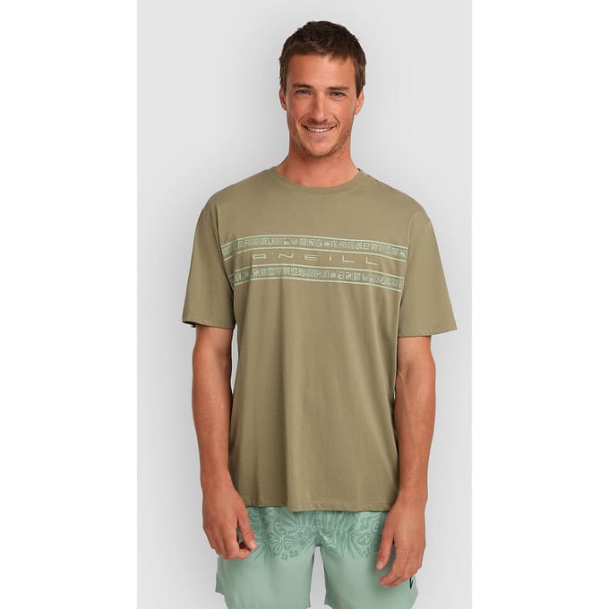 O'Neill Flower Stripe T-Shirt groen