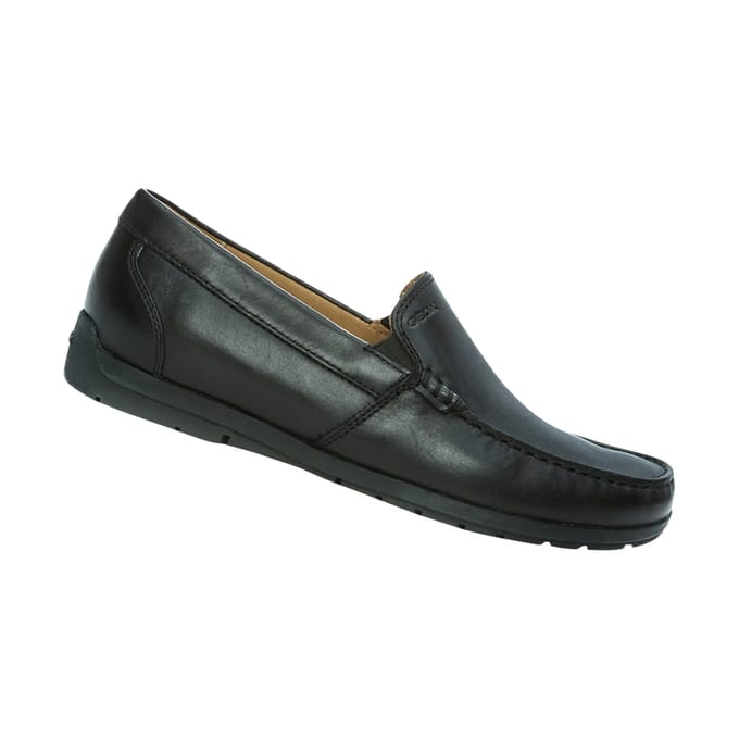 Geox - U 34r1 C - Mocassins - Heren - Maat 41 - Zwart;Zwarte - 9999 -Black