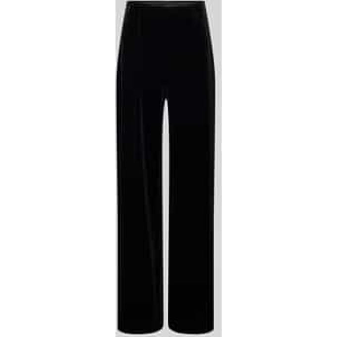 Relaxed fit fluwelen broek met elastische band, model 'SHANNA'
