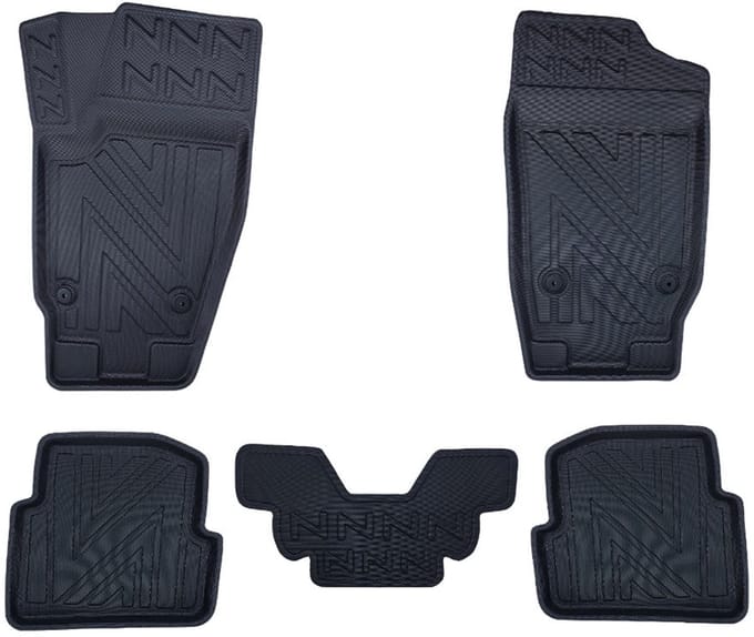Rubbermatten Volkswagen Polo 2001-2017 (complete set) - Premium carbonlook