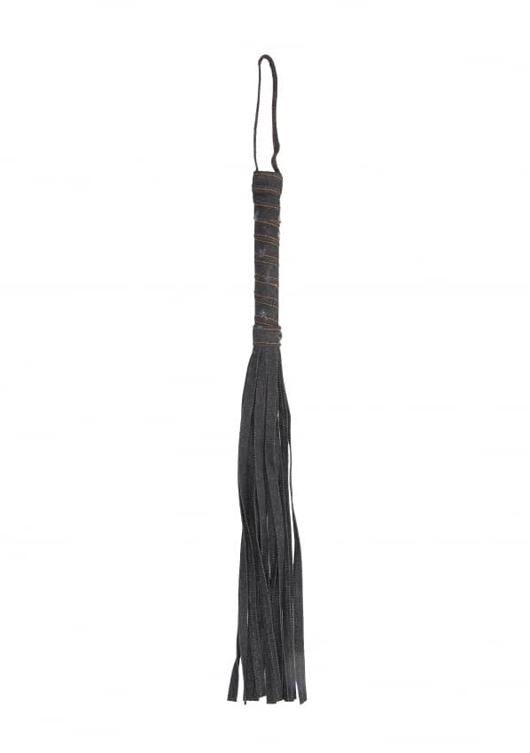Ouch Denim Flogger Ruwe denimstijl - Zwart