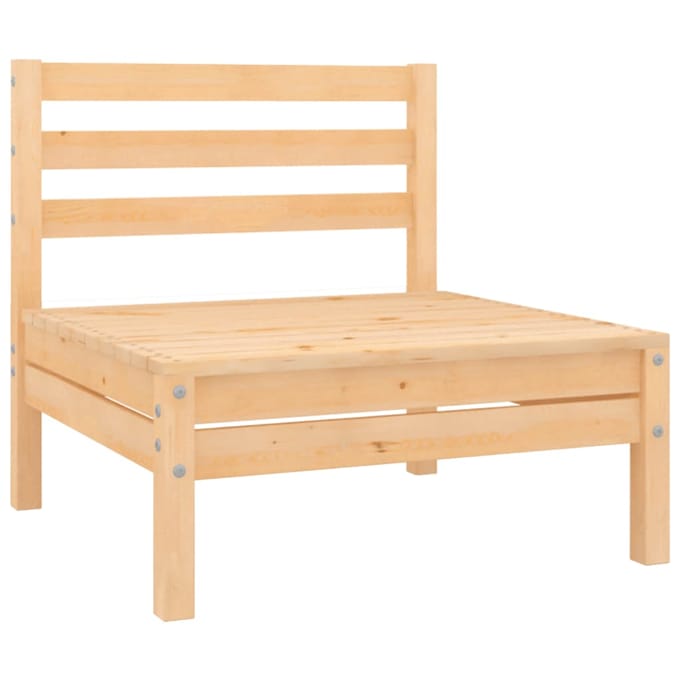 vidaXL - 9-delige - Loungeset - massief - grenenhout