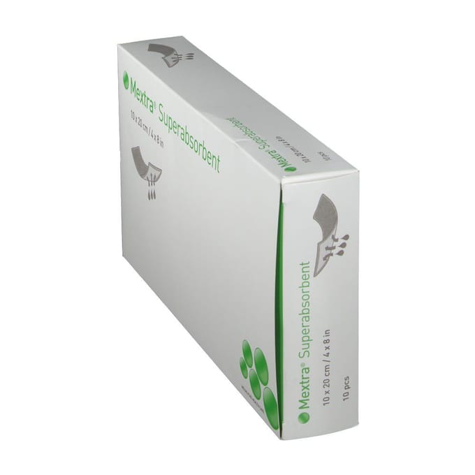 Mextra Superabsorbent Nf 10,0x20,0cm 10 610720