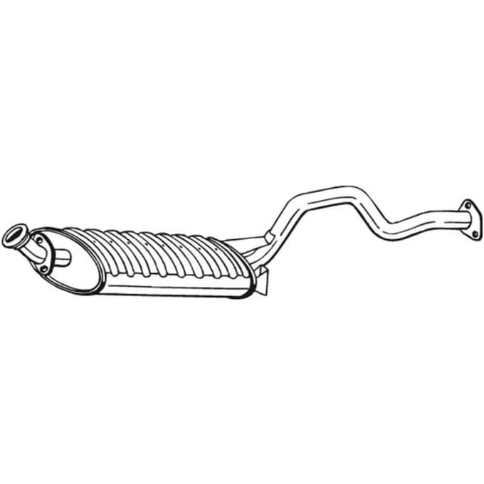 Geluiddemper achter BOSAL 278-557