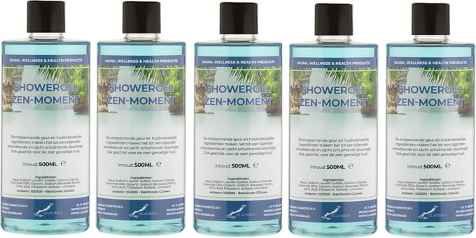 Douchegel Zen Moment 500 ml - set van 5 stuks - Showergel