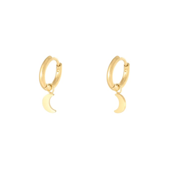 Yehwang - Oorbellen Moon - Goud