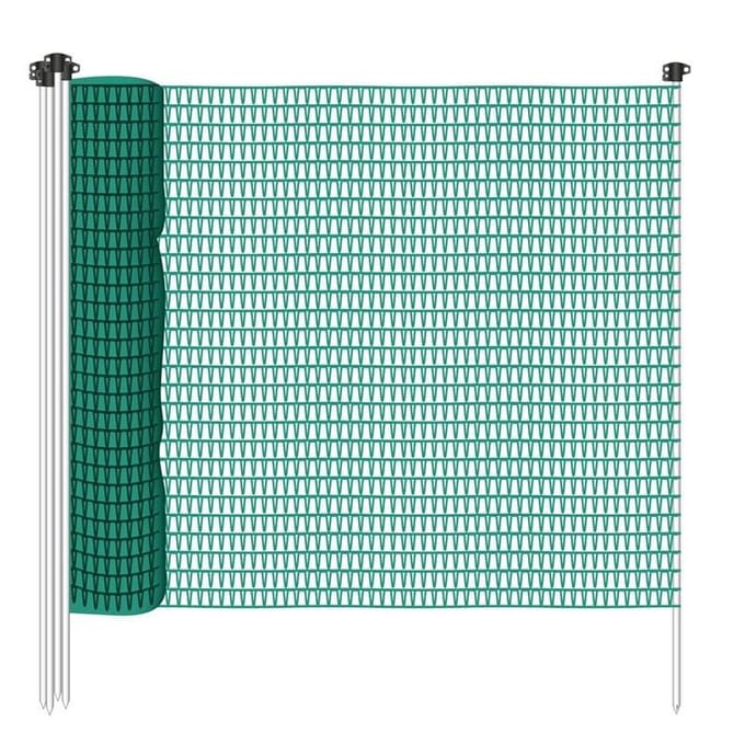 Camping Net Omheining Premium Huck groen 80cm 20m