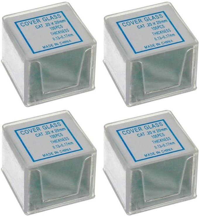 Store_8 - Microscoopglazen - 400 stuks - Hoogwaardige helderheid - 22