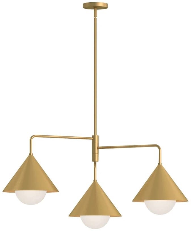 Alora Mood LED Kroonluchter | 3X E27 Max 60W | Brushed Gold