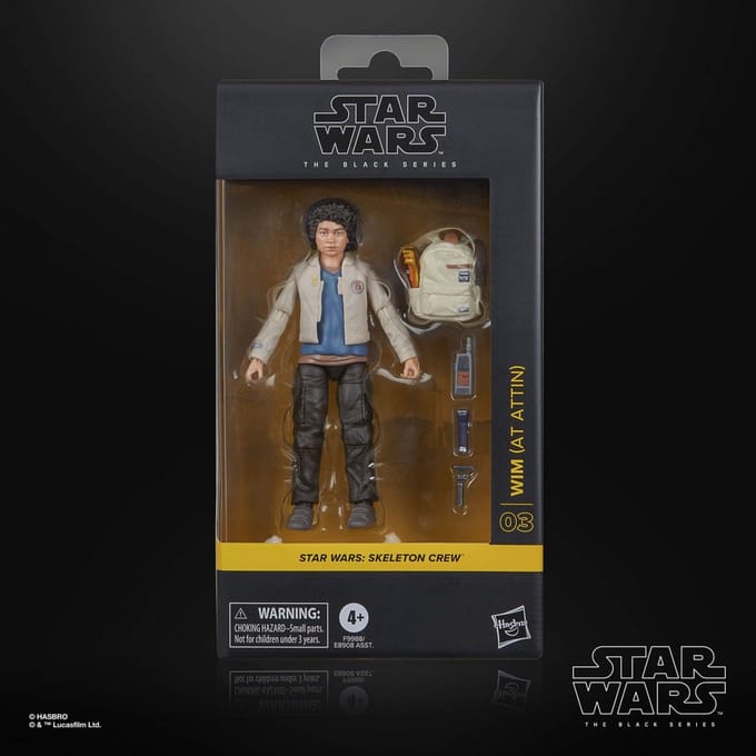 Beeldje Hasbro Star Wars: Skeleton Crew Black Series Wim (At Attin)