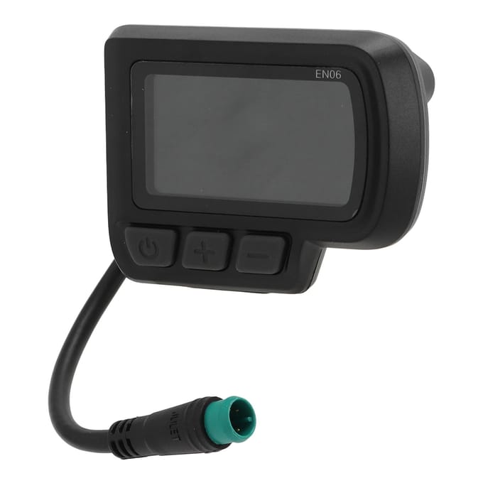 Elektrische Fiets EN06 LCD Display Meter met USB Interface Snelheidsweergave voor Elektrische Fiets Mountainbike Scooter Water black