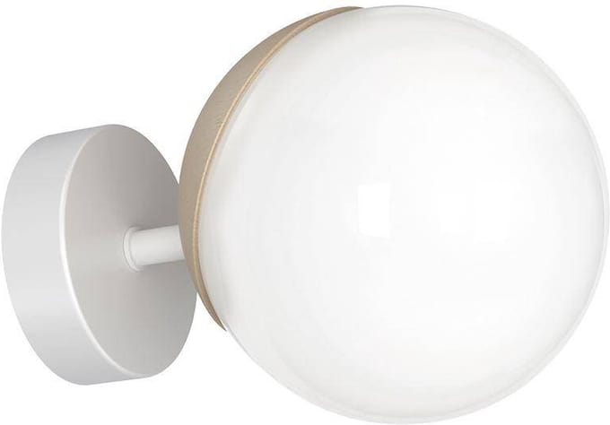 MILAGRO MLP5423 Wandlamp SFERA WOOD Melkglas