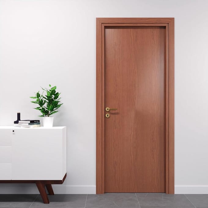 Binnendeur Kersen - Klapdeur Deur - Binnenhuis - Waterafstotend HDF Frame - 70x210cm - Kersen