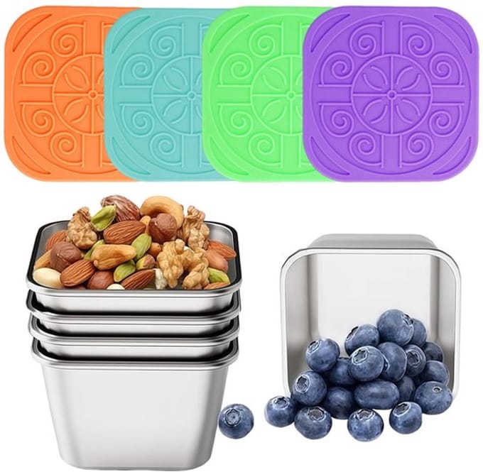 IMstore - Food Container Set - Stalen Dressing Container - Duurzaam