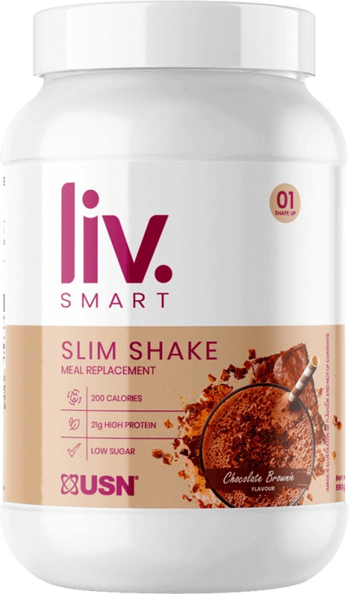 USN Liv.Smart Slim Shake (550g) Chocolate - Eiwitten - Maaltijdvervangers