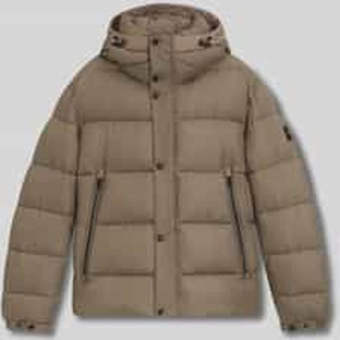 Regular fit gewatteerd jack van waterafstotend materiaal, model 'OMARIS'